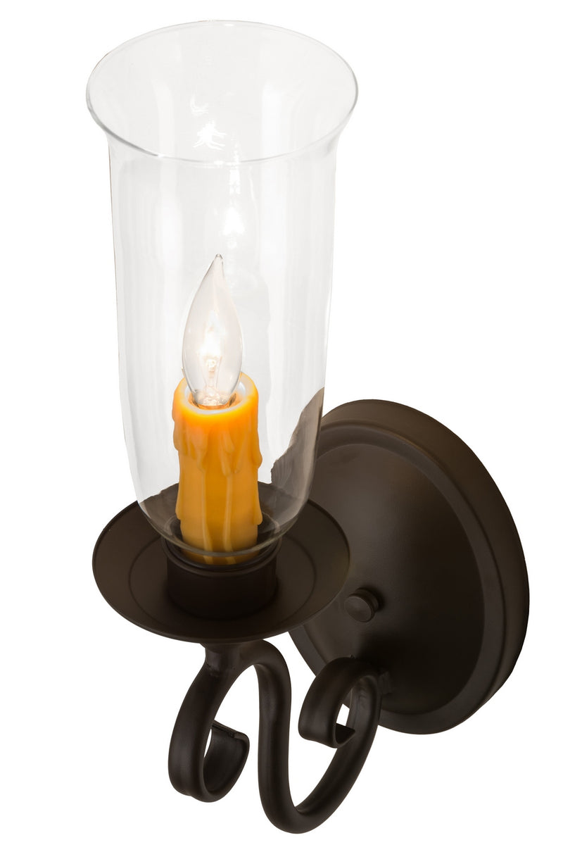 Meyda Tiffany 181810 One Light Wall Sconce, Oil Rubbed Bronze
