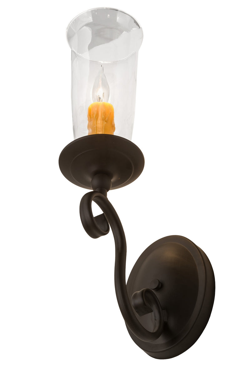 Meyda Tiffany 181810 One Light Wall Sconce, Oil Rubbed Bronze