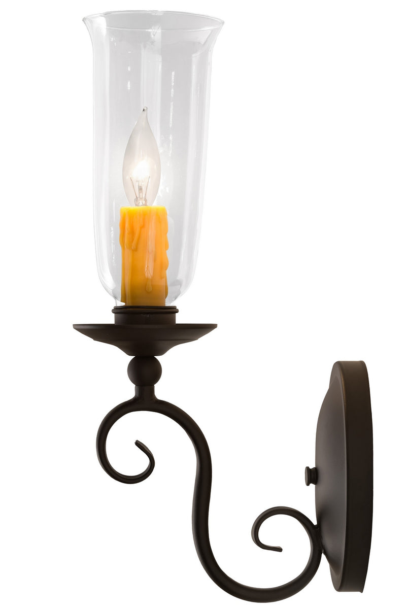 Meyda Tiffany 181810 One Light Wall Sconce, Oil Rubbed Bronze