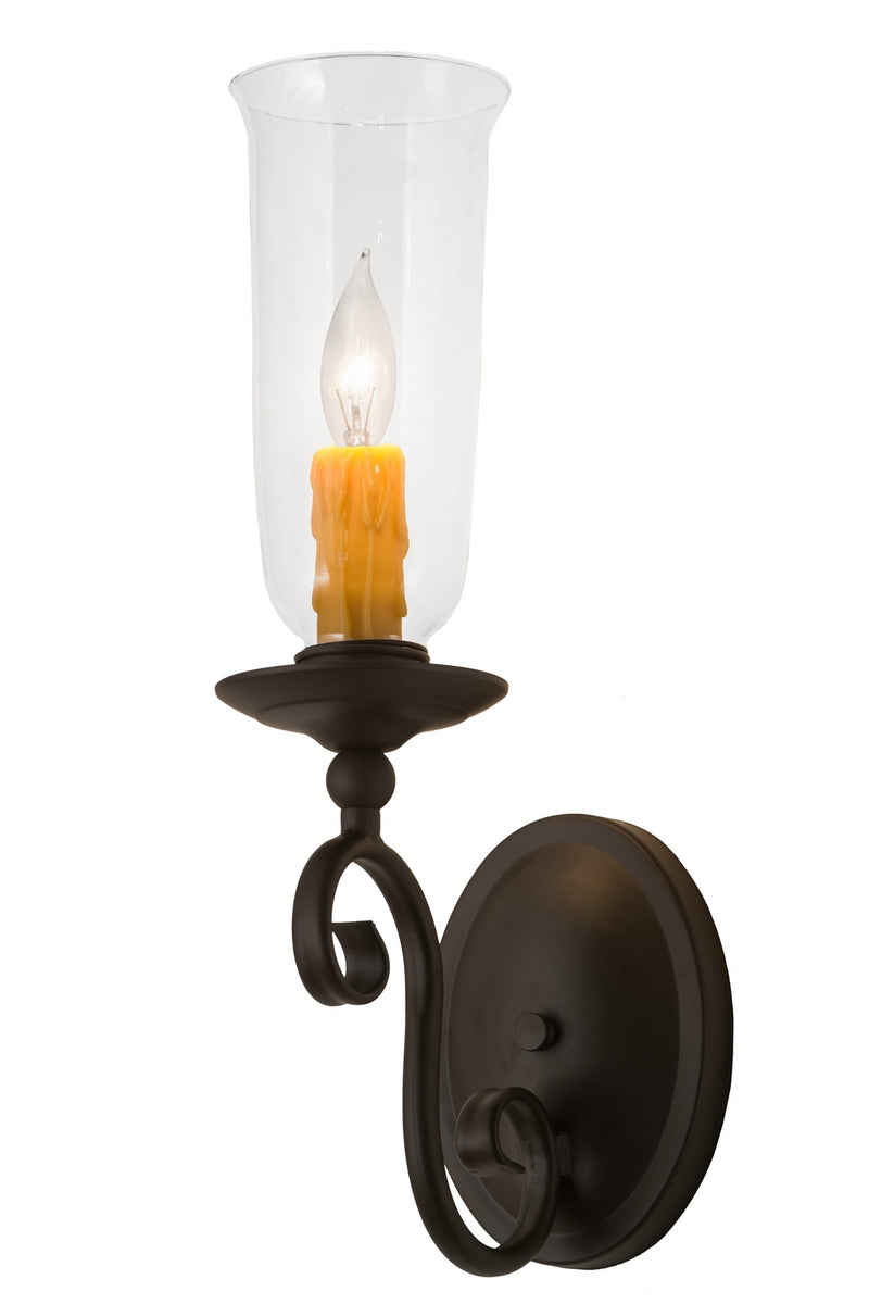 Meyda Tiffany 181810 One Light Wall Sconce, Oil Rubbed Bronze