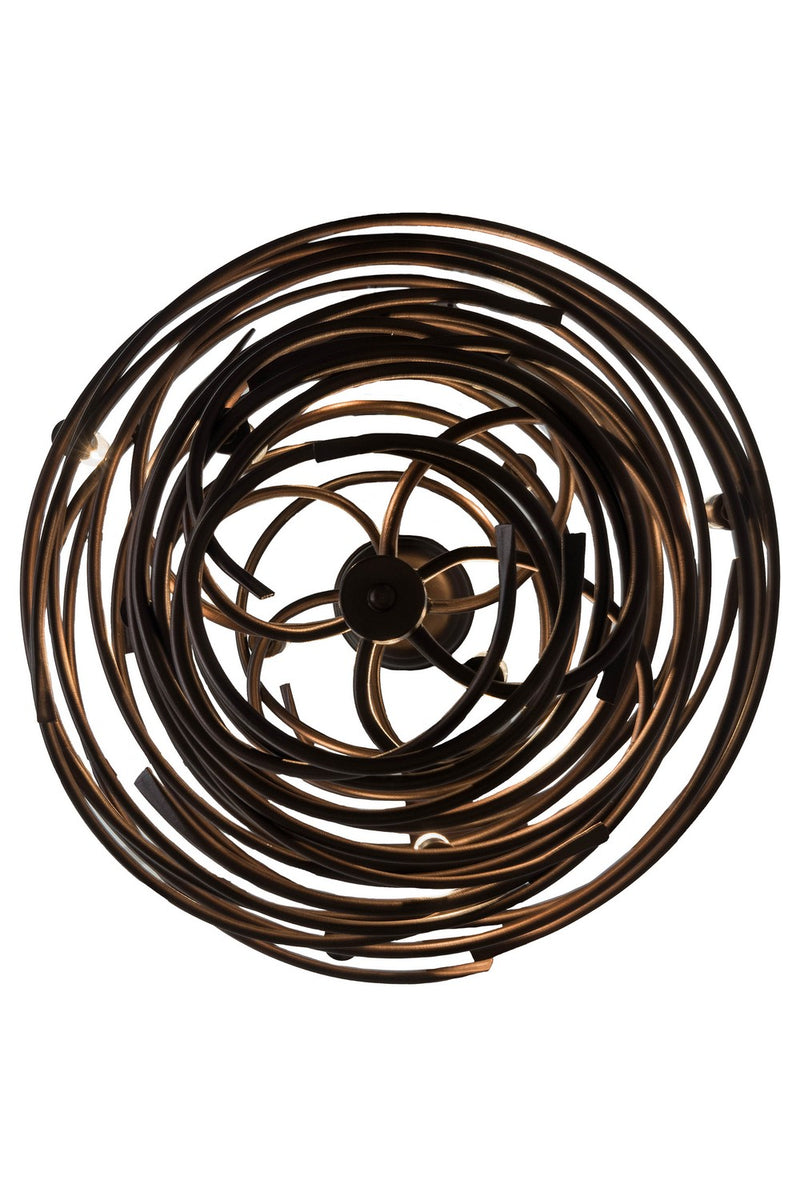 Meyda Tiffany 181999 13 Light Chandelier, Mahogany Bronze
