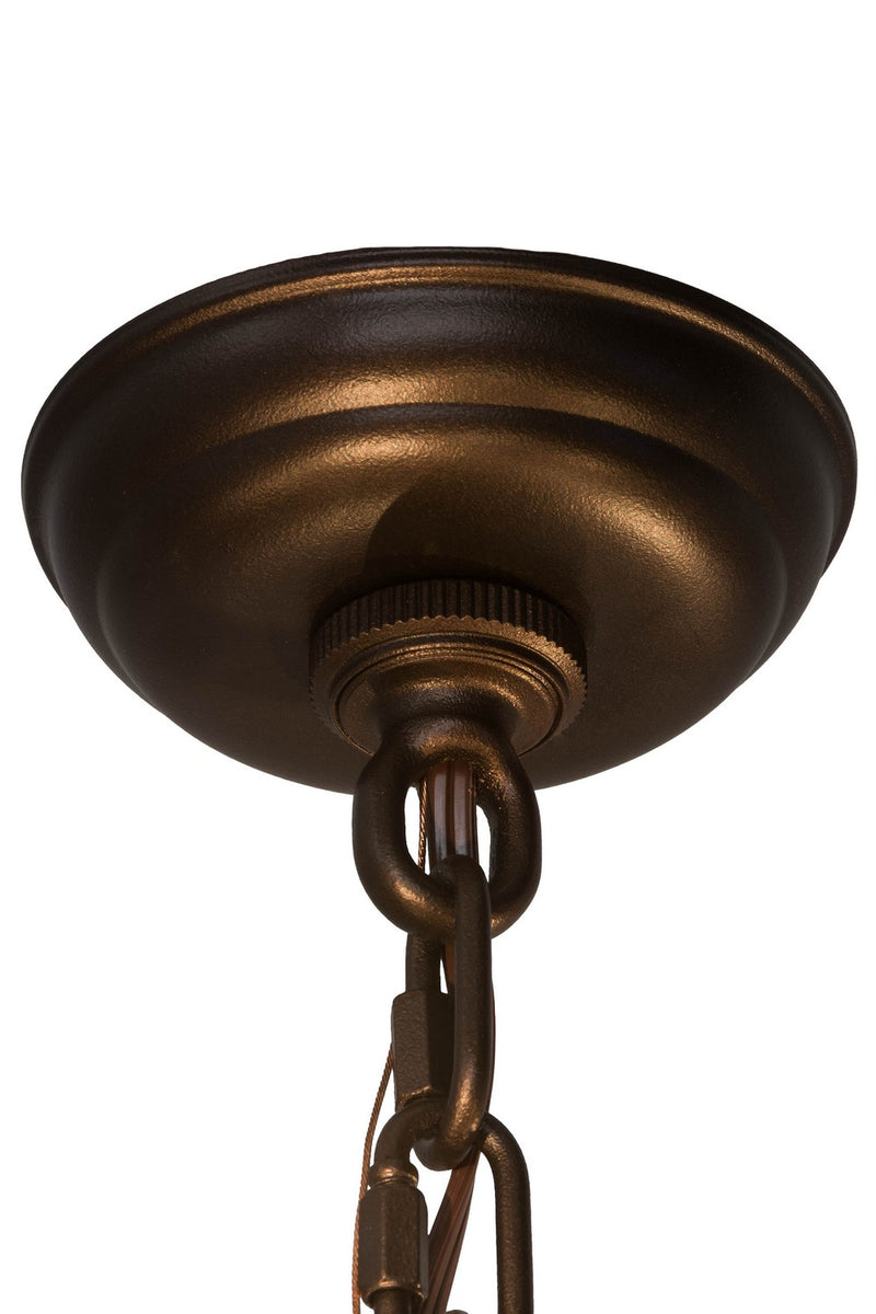 Meyda Tiffany 181999 13 Light Chandelier, Mahogany Bronze