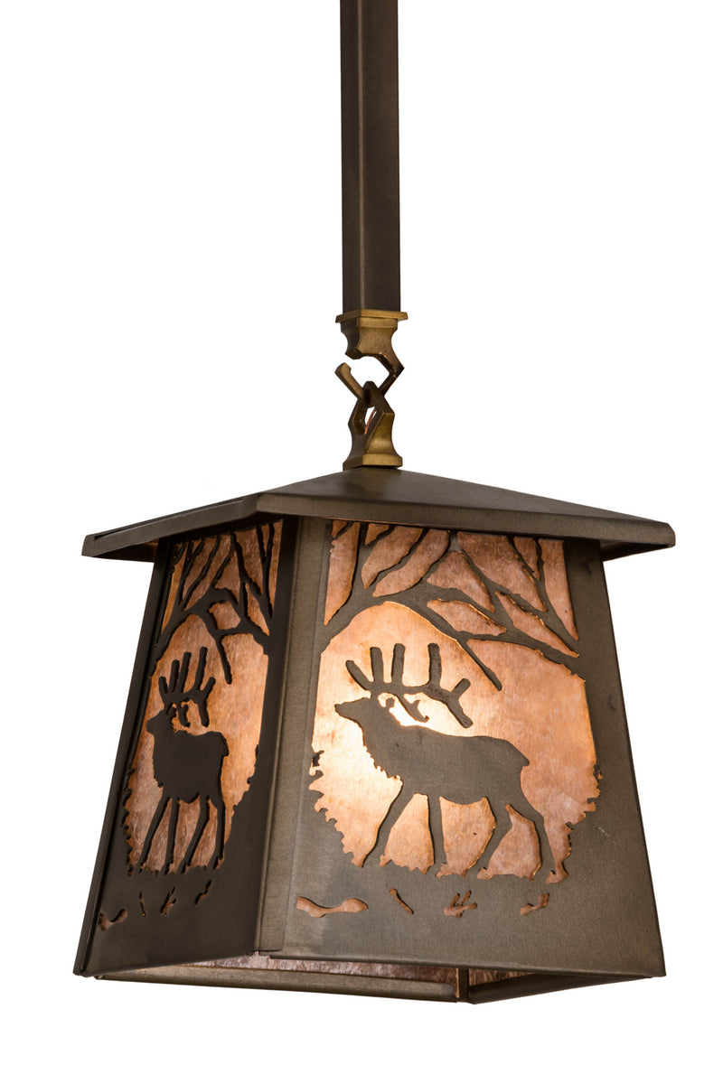 Meyda Tiffany 182067 One Light Mini Pendant, Antique Copper