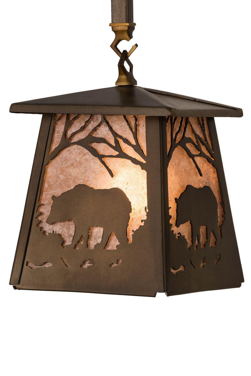 Meyda Tiffany 182073 One Light Mini Pendant, Antique Copper