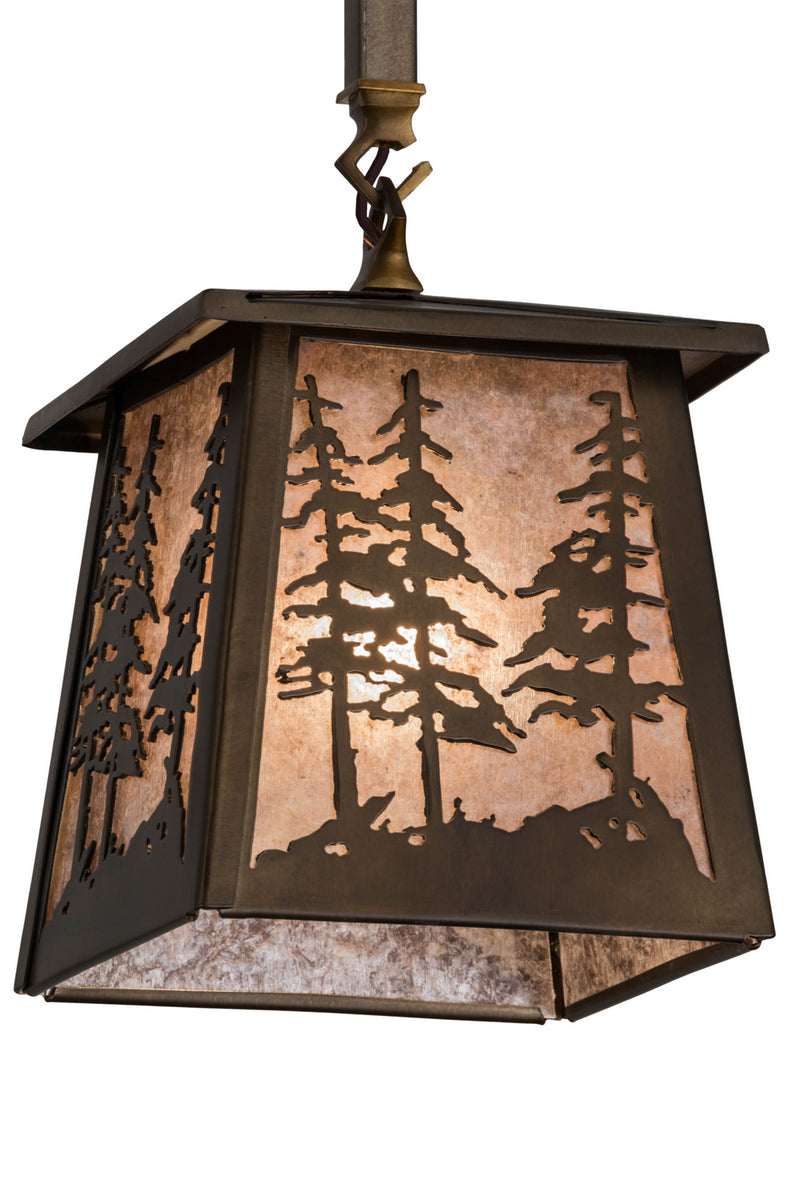 Meyda Tiffany 182076 One Light Mini Pendant, Antique Copper