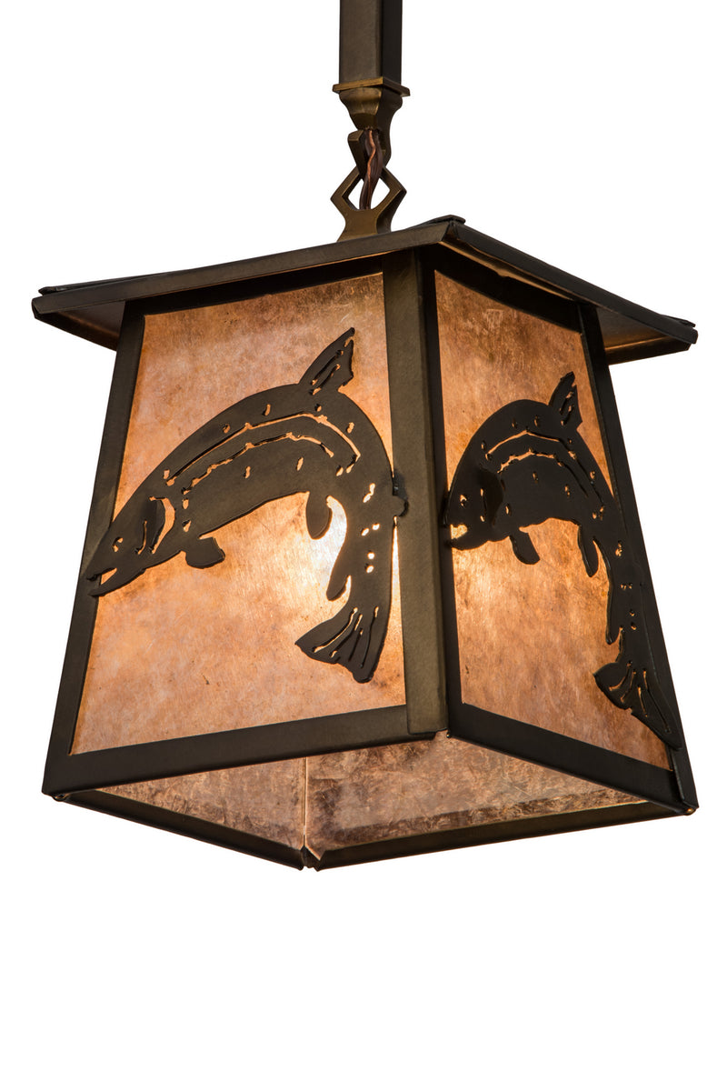 Meyda Tiffany 182077 One Light Mini Pendant, Antique Copper