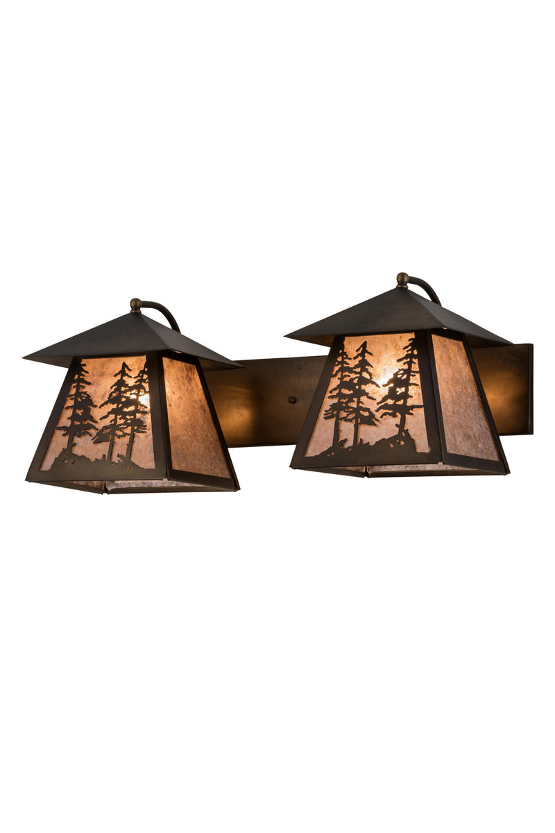 Meyda Tiffany 182080 Two Light Vanity, Antique Copper