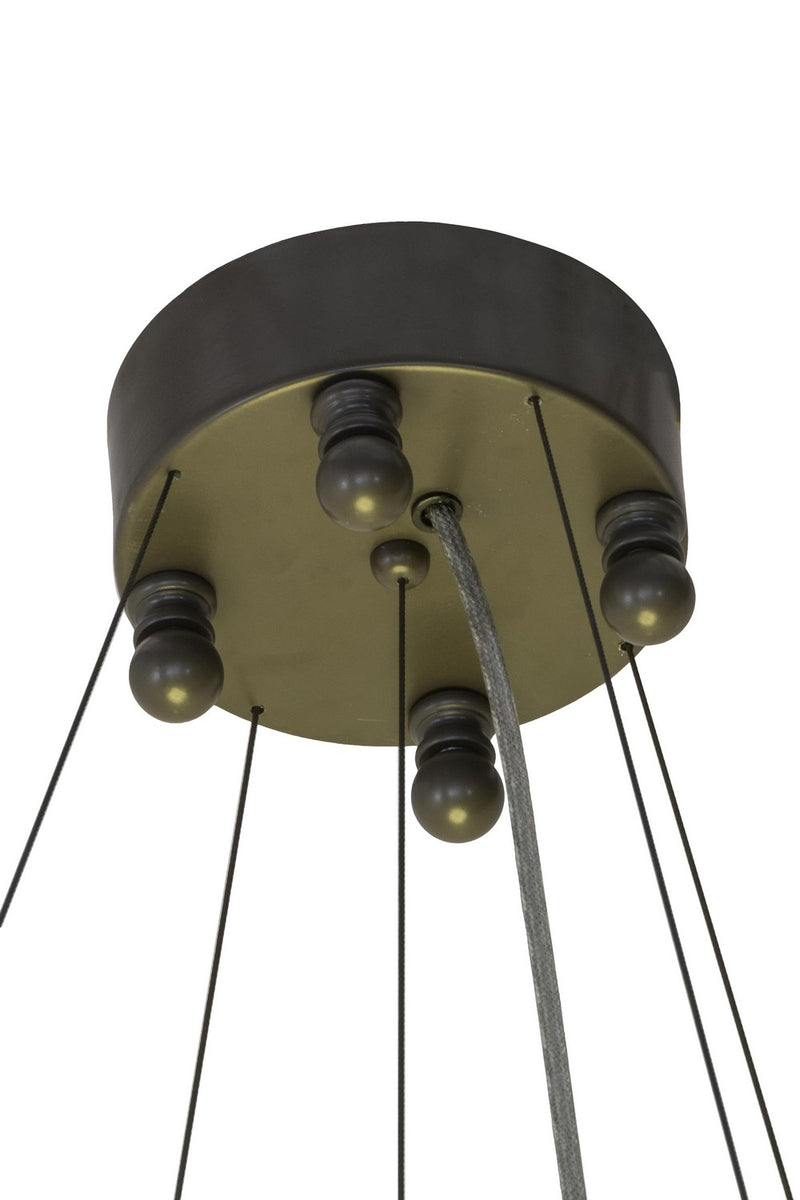 Meyda Tiffany 182124 Eight Light Pendant, Timeless Bronze