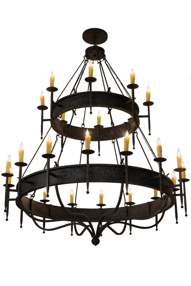 Meyda Tiffany 182268 24 Light Chandelier, Smoke