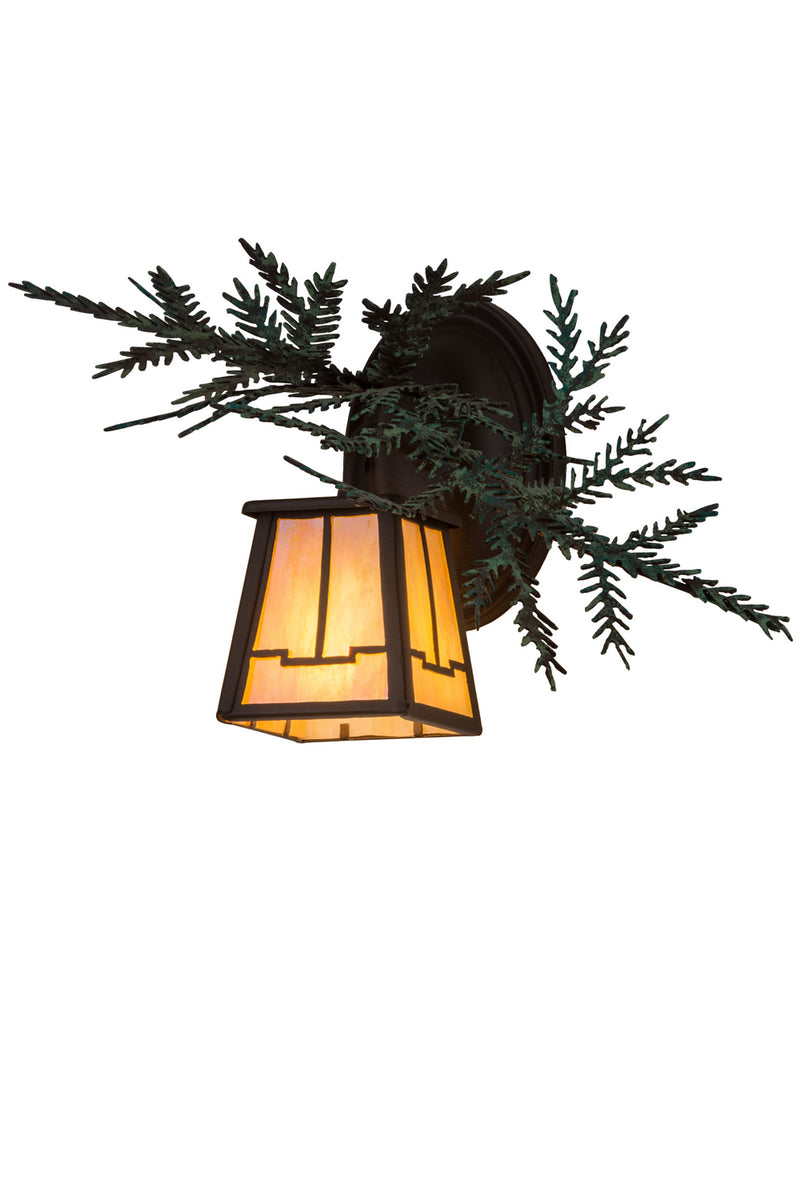 Meyda Tiffany 182277 One Light Wall Sconce, Cafe Noir
