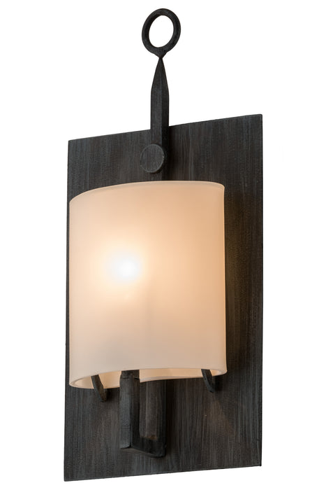 Meyda Tiffany 182285 One Light Wall Sconce, Antique Irongate