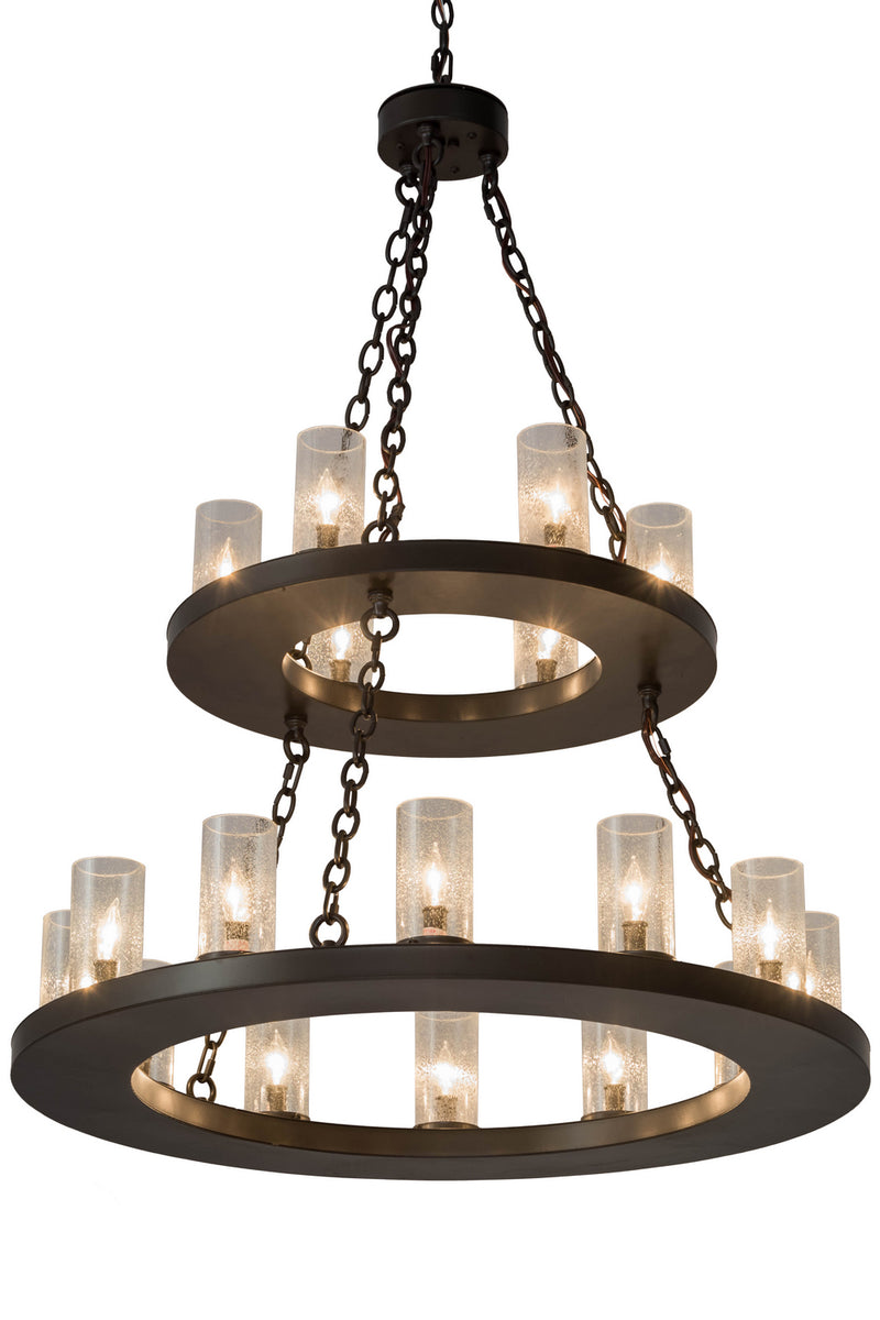 Meyda Tiffany 182367 18 Light Chandelier, Timeless Bronze
