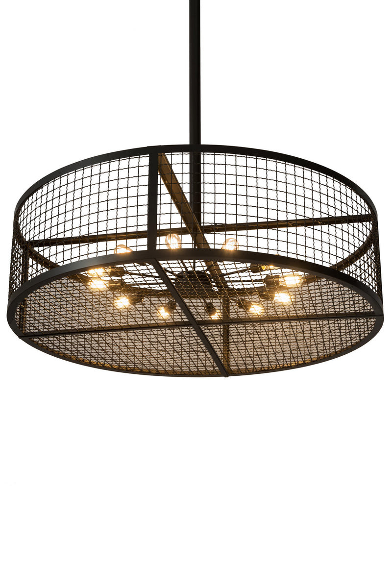 Meyda Tiffany 182581 12 Light Pendant, Timeless Bronze