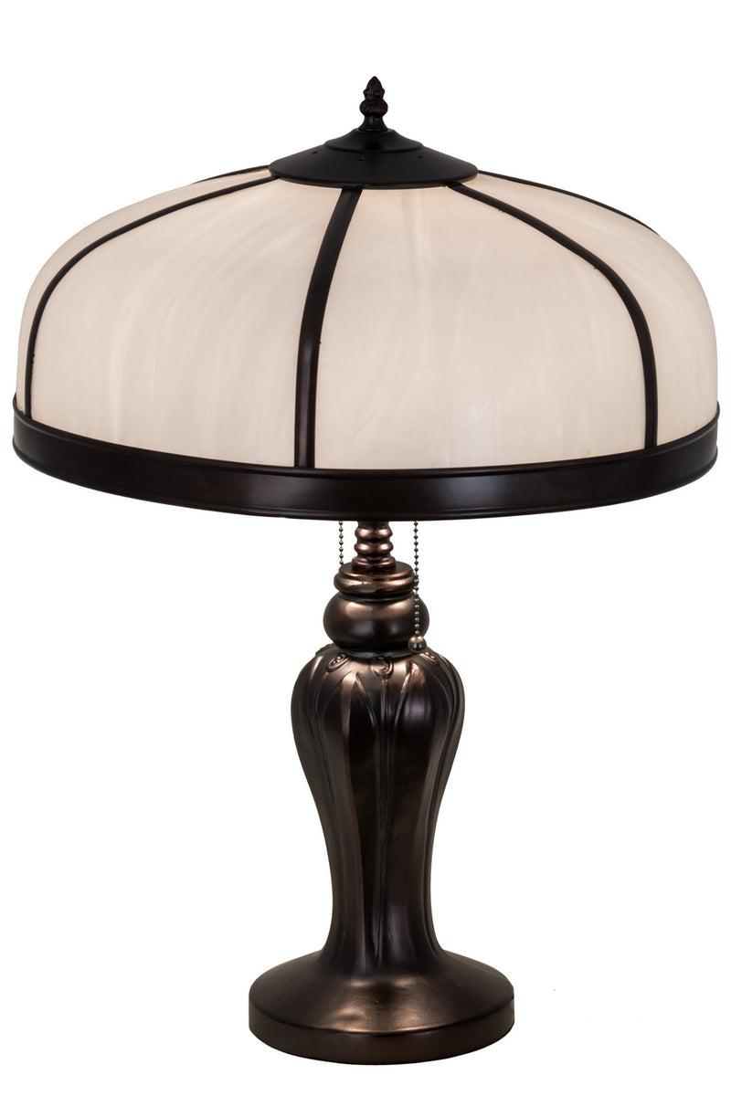 Meyda Tiffany 182605 Two Light Table Lamp, Craftsman Brown