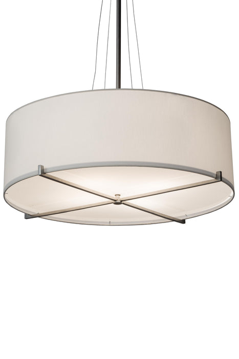 Meyda Tiffany 182734 Four Light Pendant, Brushed Nickel
