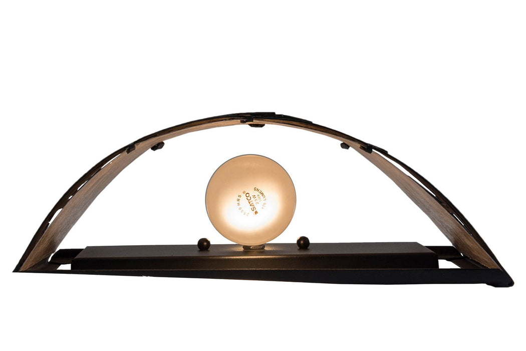 Meyda Tiffany 182748 Two Light Wall Sconce, Textured Black