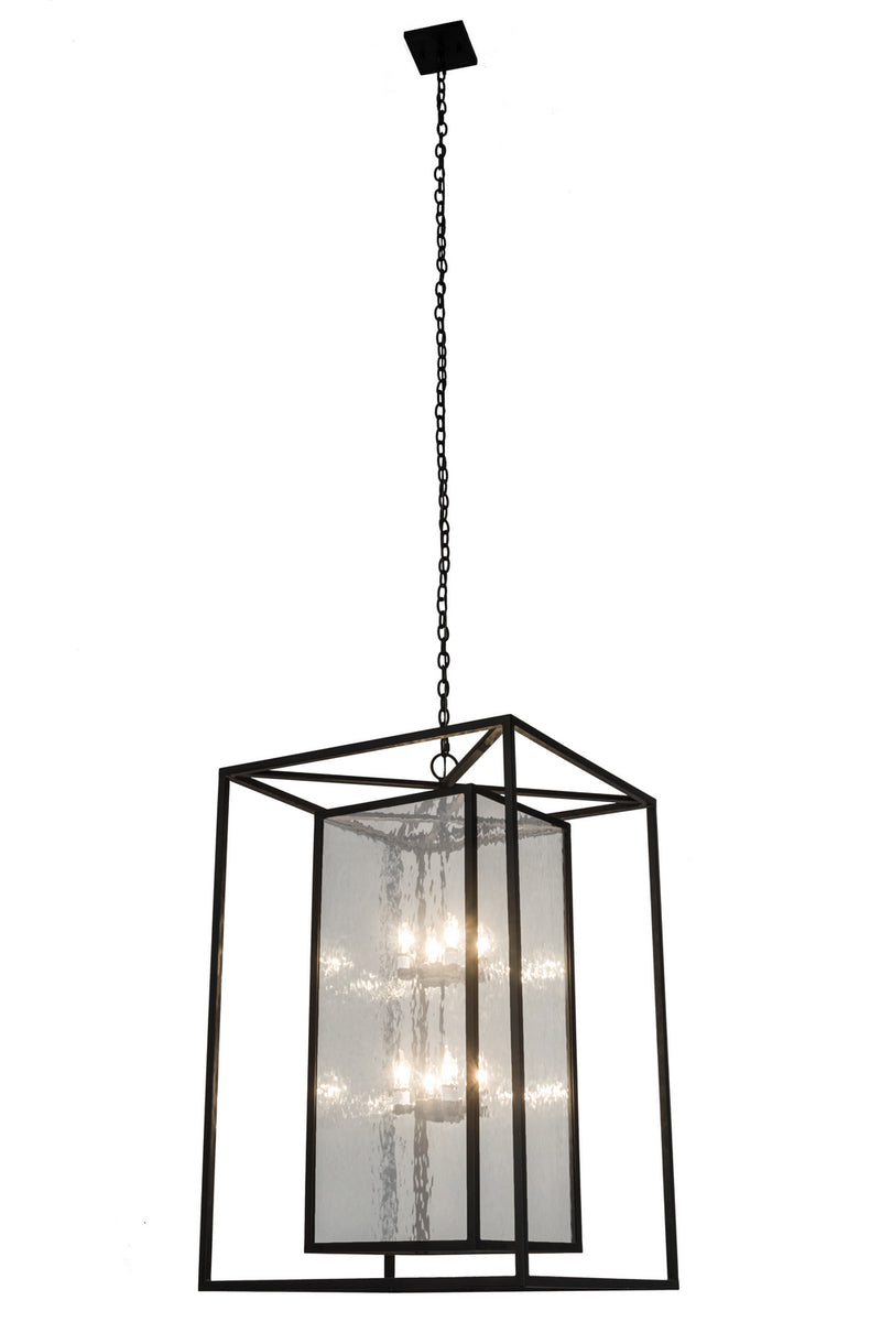 Meyda Tiffany 182988 Eight Light Pendant, Solar Black