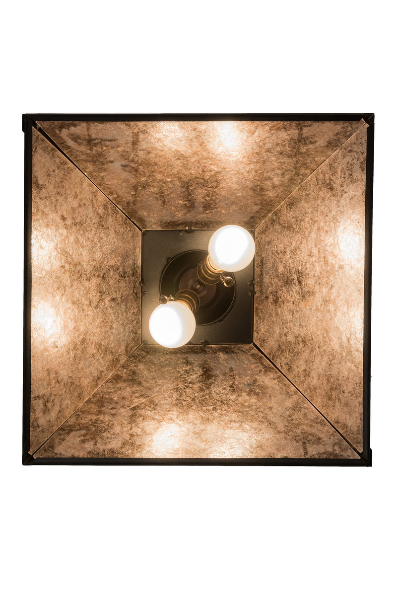 Meyda Tiffany 183017 Two Light Pendant, Textured Black