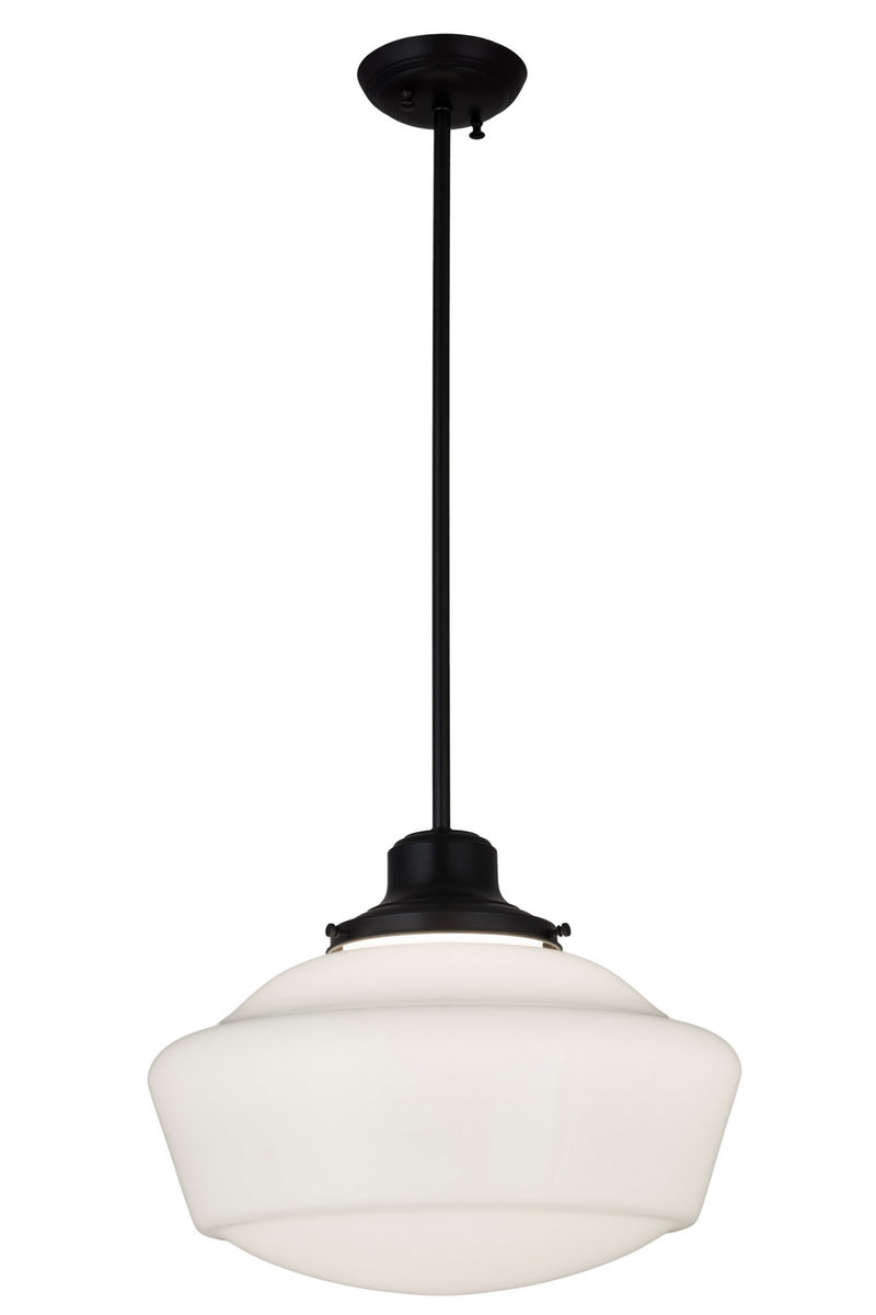Meyda Tiffany 183087 One Light Pendant, Craftsman Brown