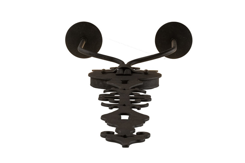 Meyda Tiffany 183469 Two Light Wall Sconce, Gunmetal