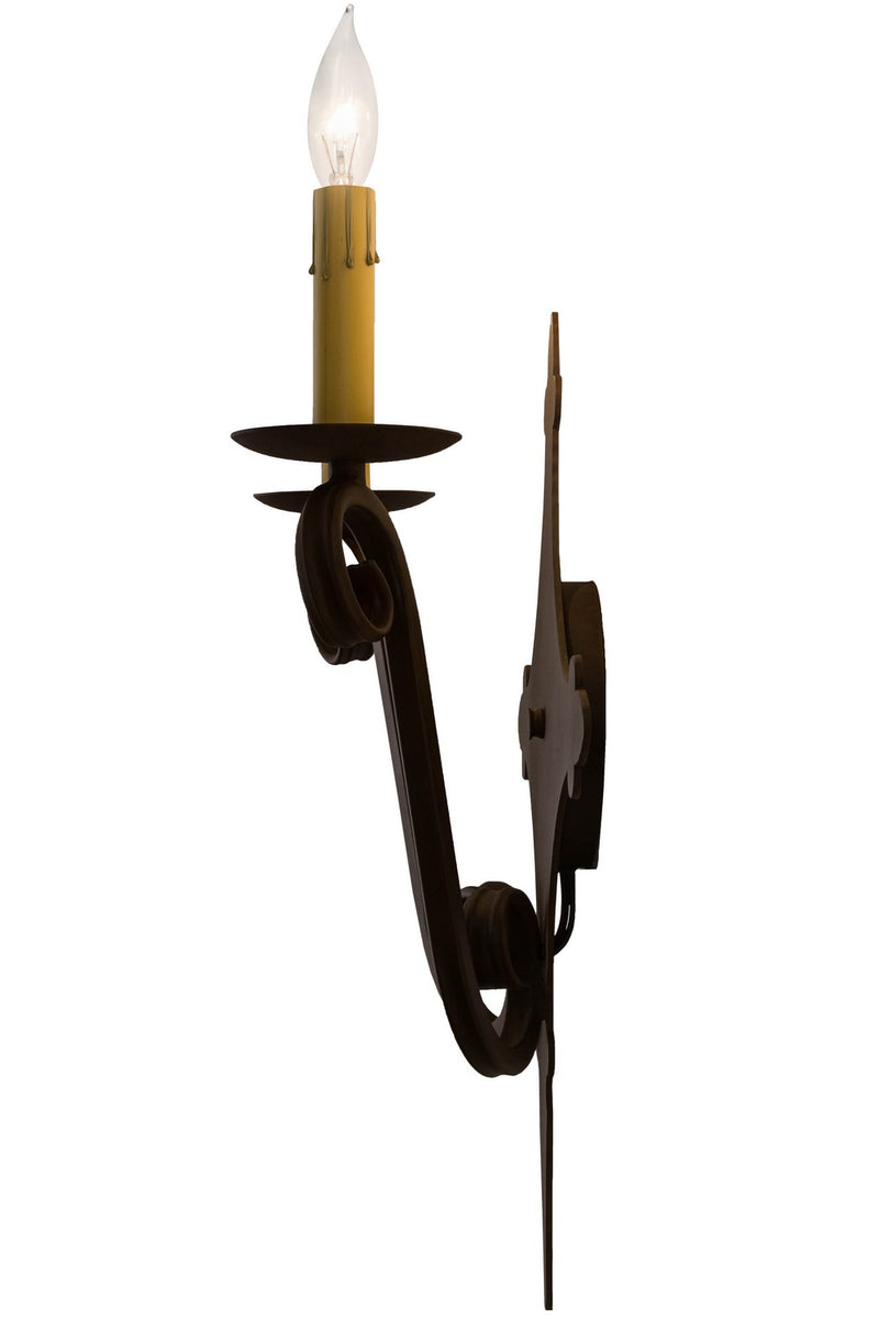 Meyda Tiffany 183520 Two Light Wall Sconce, Rustic Iron