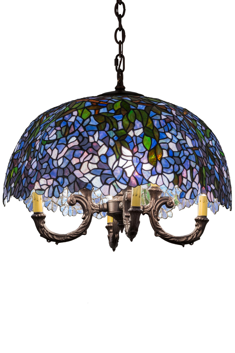 Meyda Tiffany 184083 Eight Light Pendant, Mahogany Bronze