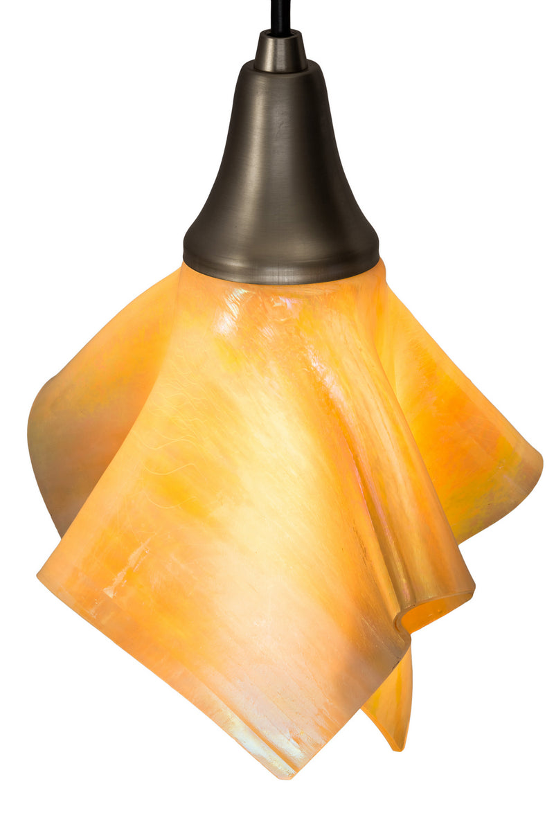 Meyda Tiffany 184290 One Light Pendant, Nickel
