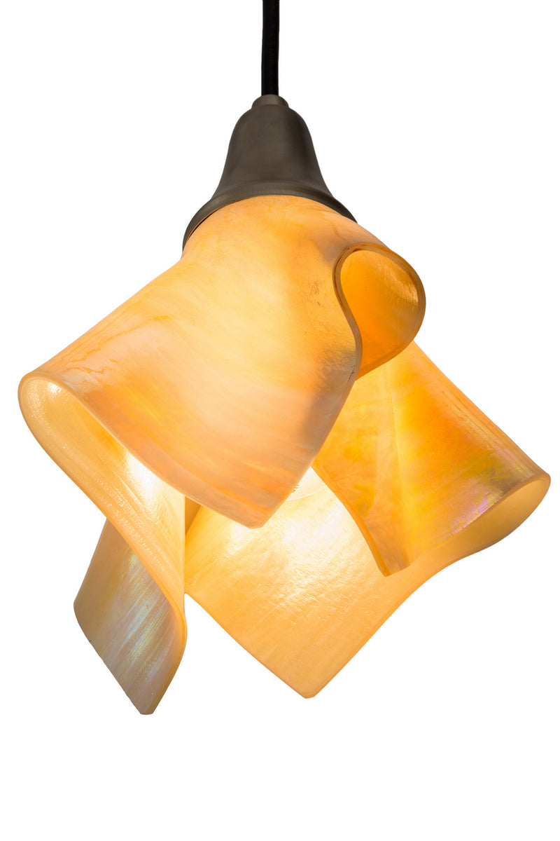 Meyda Tiffany 184290 One Light Pendant, Nickel