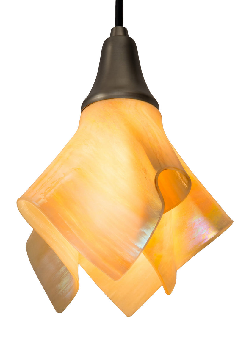 Meyda Tiffany 184290 One Light Pendant, Nickel