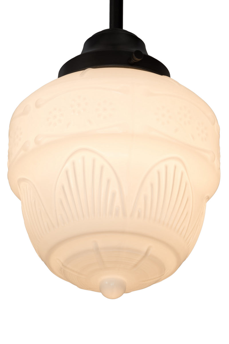 Meyda Tiffany 184740 One Light Mini Pendant, Craftsman Brown