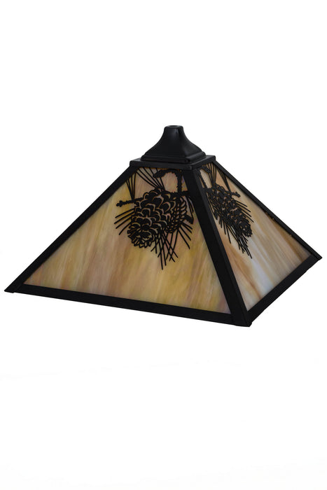 Meyda Tiffany 29498 Shade, Craftsman Brown