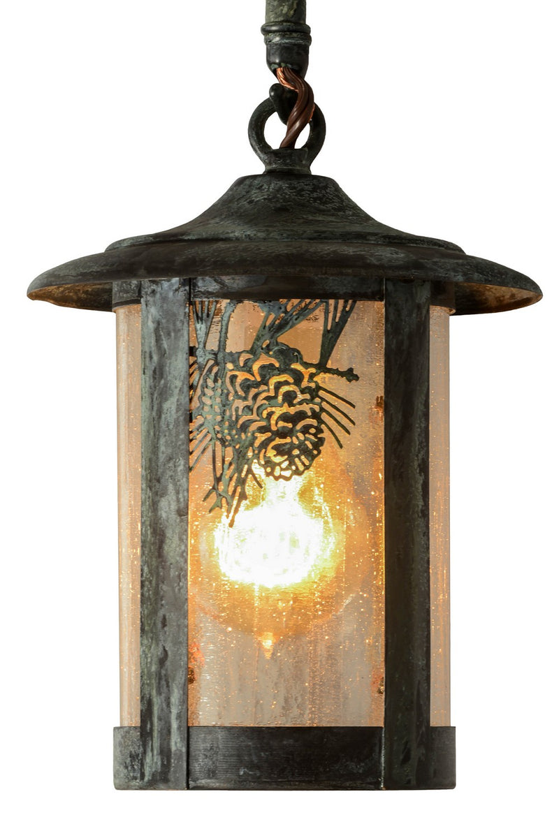 Meyda Tiffany 78946 One Light Pendant, Verdigris