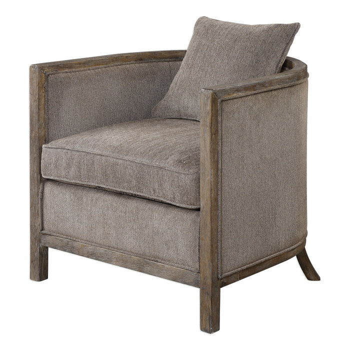 Uttermost 23359 Accent Chair, Gray