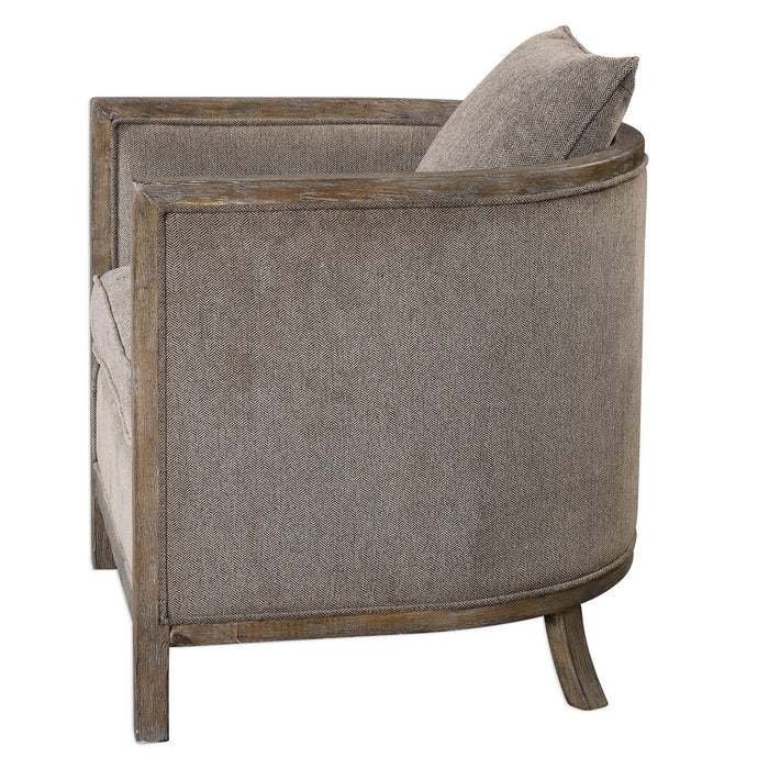 Uttermost 23359 Accent Chair, Gray