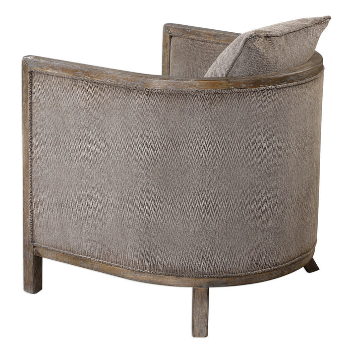 Uttermost 23359 Accent Chair, Gray