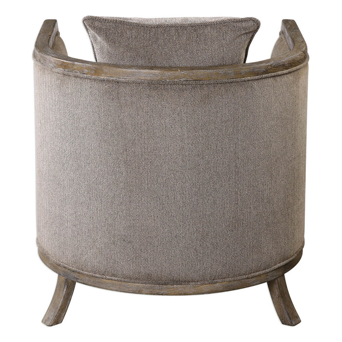Uttermost 23359 Accent Chair, Gray