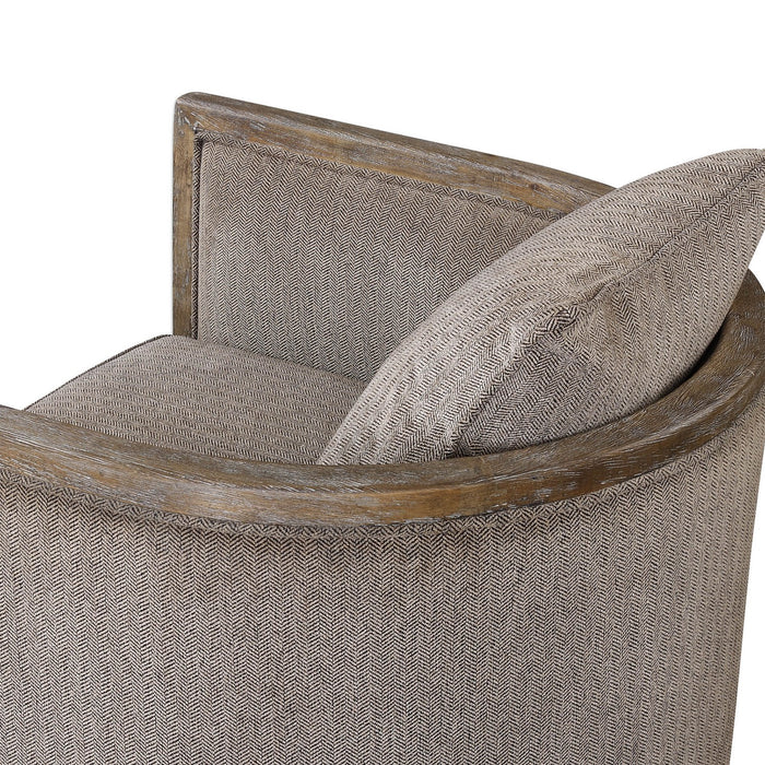 Uttermost 23359 Accent Chair, Gray