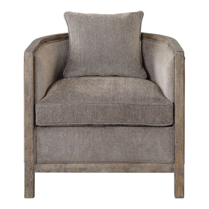 Uttermost 23359 Accent Chair, Gray