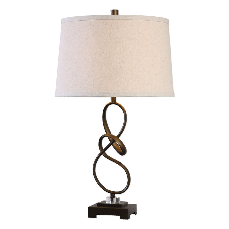 Uttermost 27530-1 One Light Table Lamp, Oil Rubbed Bronze