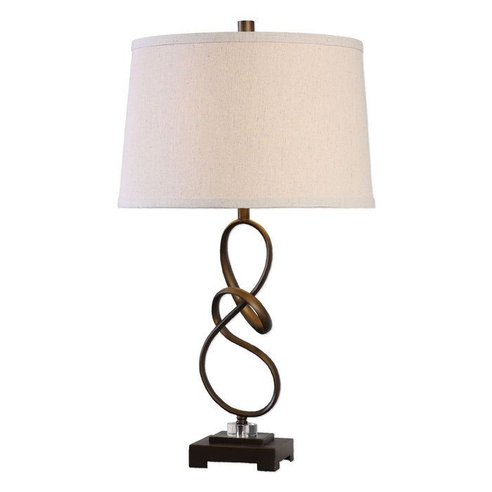 Uttermost 27530-1 One Light Table Lamp, Oil Rubbed Bronze