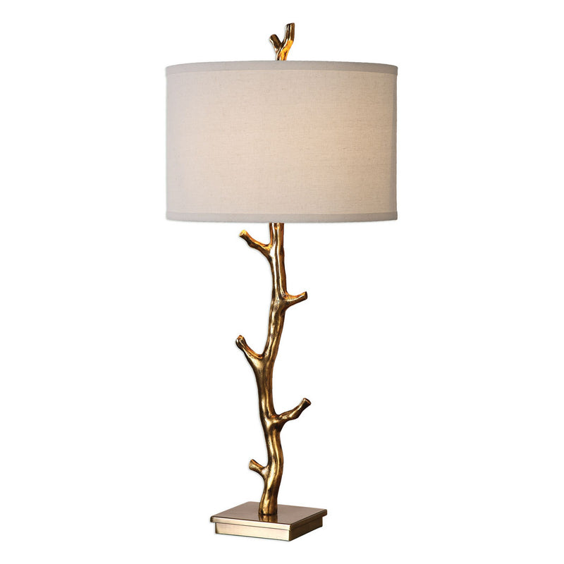 Uttermost 27546 One Light Table Lamp, Antiqued Gold
