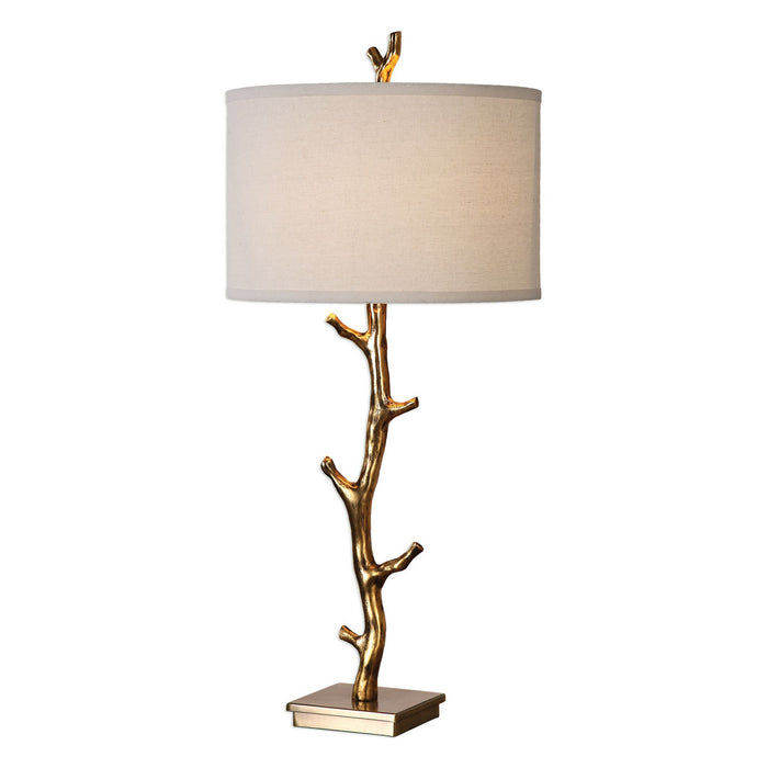Uttermost 27546 One Light Table Lamp, Antiqued Gold