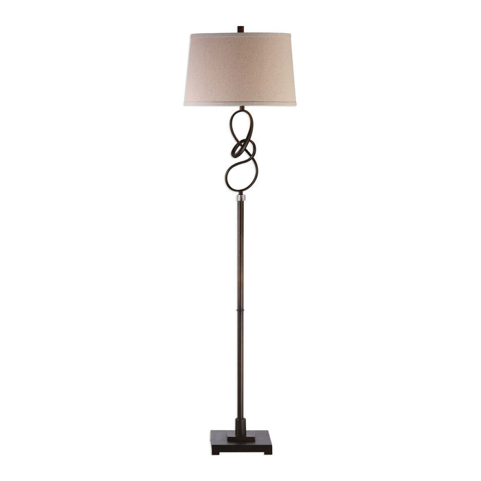 Uttermost 28129-1 One Light Floor Lamp, Oil Rubbed Bronze