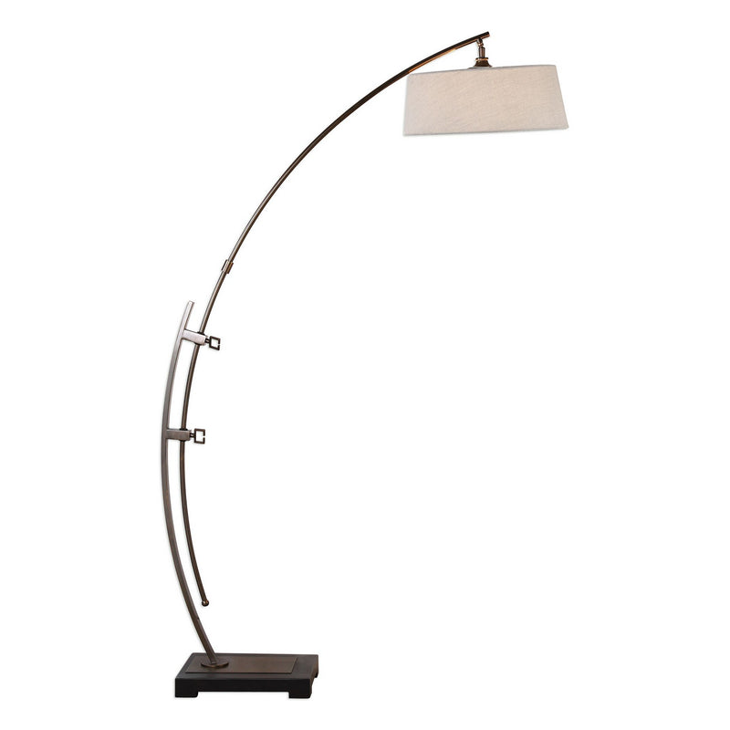 Uttermost 28135-1 One Light Floor Lamp, Dark Bronze