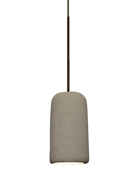 Besa 1XT-GLIDETN-LED-BR One Light Pendant, Bronze