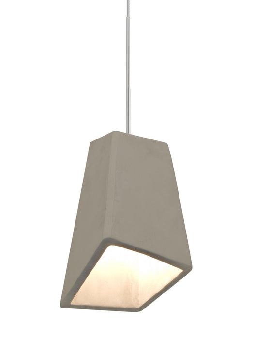 Besa 1XT-SKIPTN-LED-SN Pendant, Satin Nickel