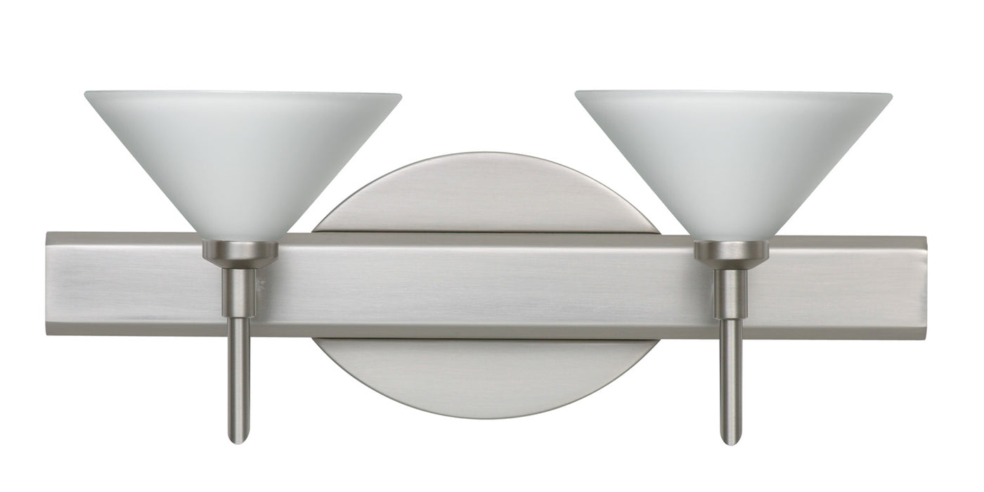 Besa 2SW-117607-SN Wall Sconce, Satin Nickel