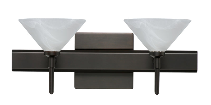 Besa 2SW-117652-BR-SQ Wall Sconce, Bronze