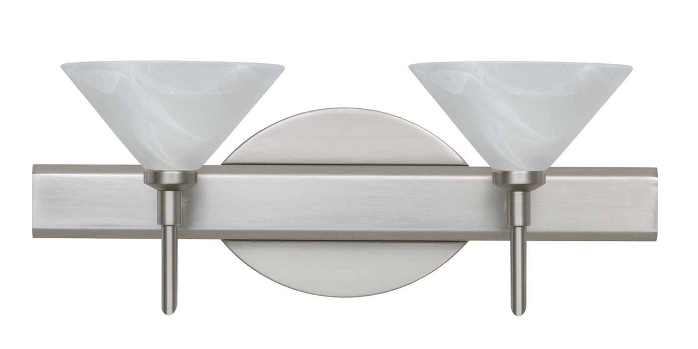 Besa 2SW-117652-SN Wall Sconce, Satin Nickel