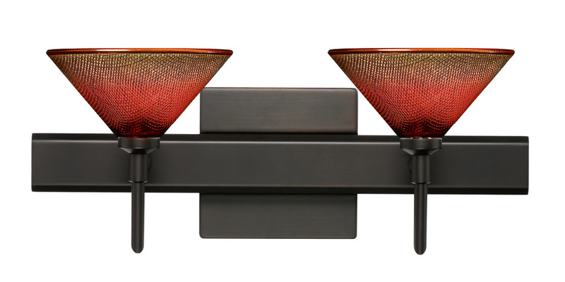 Besa 2SW-117681-BR-SQ Wall Sconce, Bronze